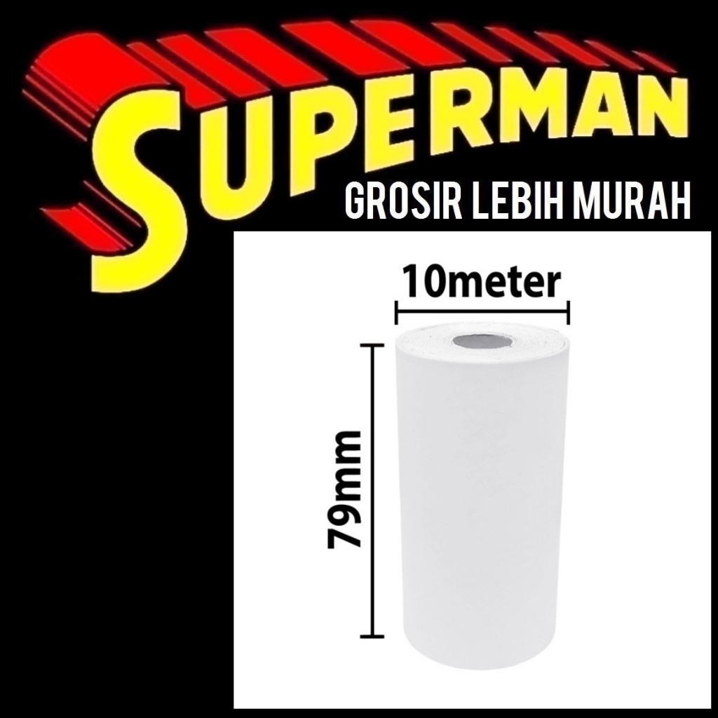 

(W14) STICKER THERMAL 10X8 CM ISI 300 label kertas stiker termal 100x80 100 x 80 100 mm 80 mm 80mm 100mm 10cm 8cm 10 cm 8 cm superman jogja supermanjogja