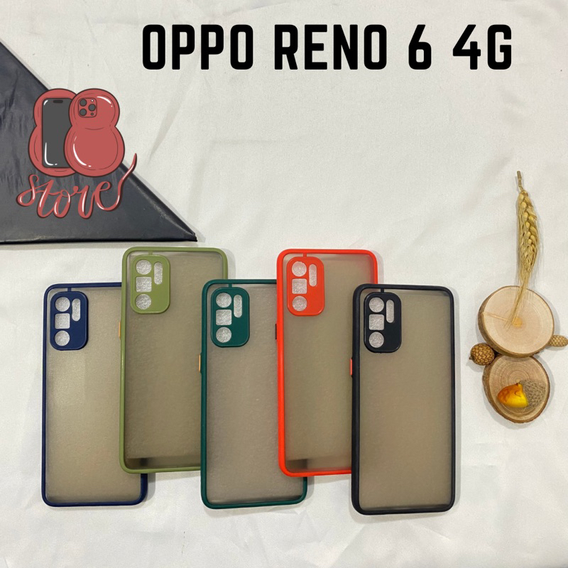 Case Oppo Reno 6 4G Casing My Choice Protector Kamera / Softcase Dove Ring Pelindung