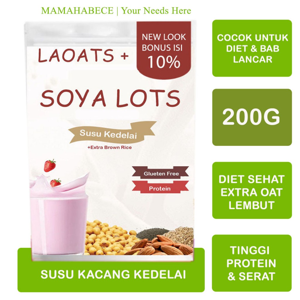 

Susu Protein Diet Meal Replacememt Whey Kedelai Soya Milk Oat Milk Laoats