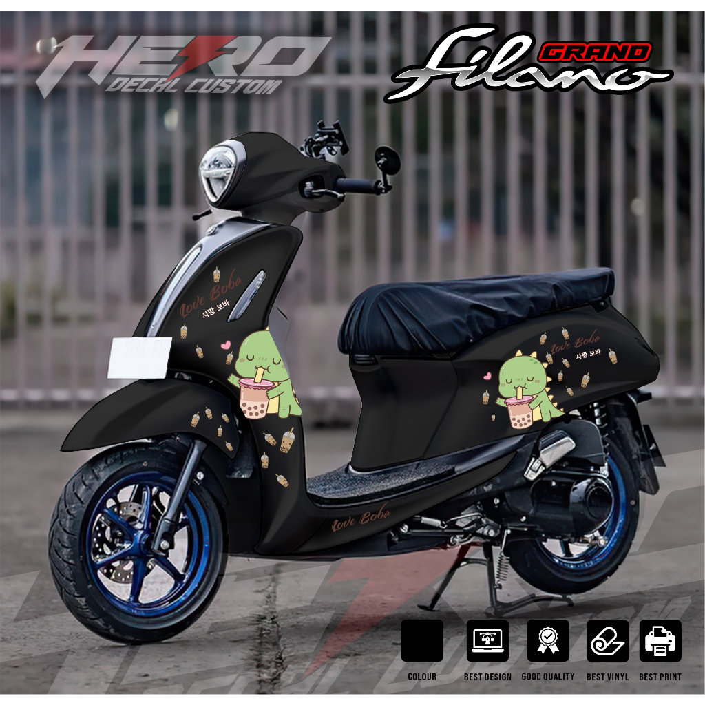TERBARU STICKER DECAL GRAND FILANO - STICKER DECAL GRAND FILANO PREMIUM DINO BOBA