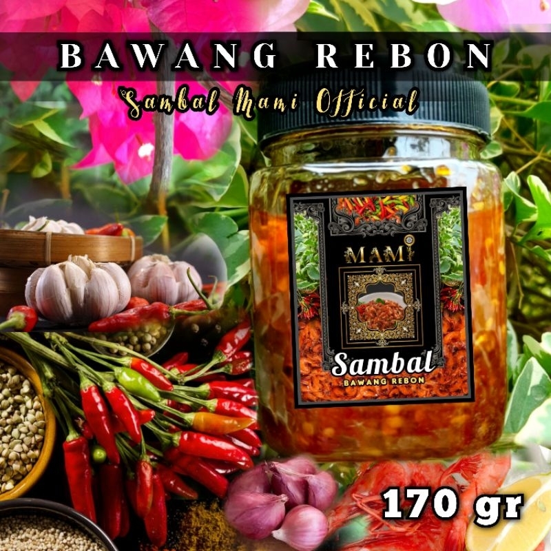 

TERMURAH!! Sambal Bawang Udang Rebon 170 gram - Sambel Viral Uwenak Puoll - Sambal MAMI Official