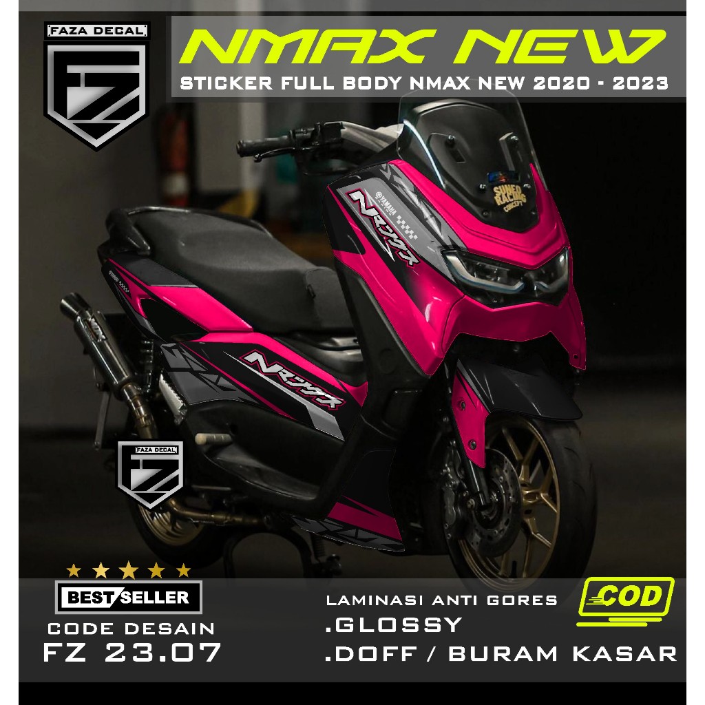 Decal nmax new fullbody 2023 - Sticker nmax new full body 2020 2021 2022 2023 terbaru terlaris Desai
