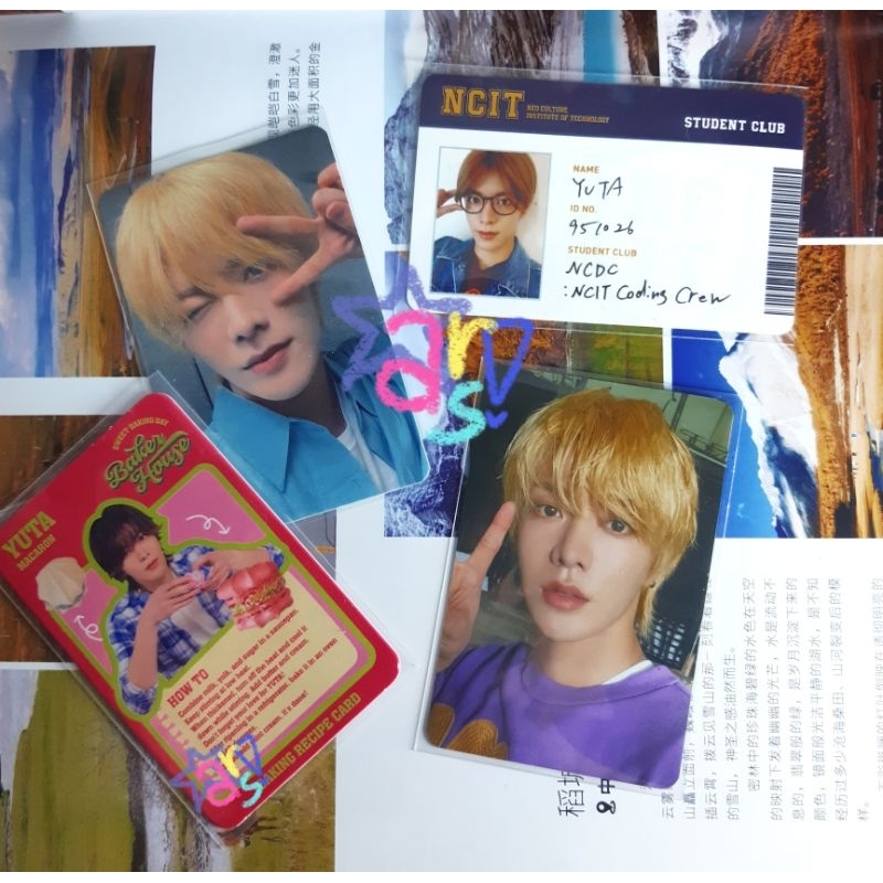 PC YUTA NCT 127 TINCASE WTMC SET