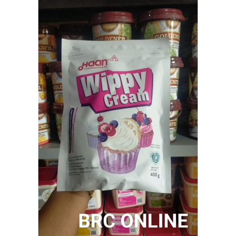 

Harga Termurah 400 GRAM WHIPPING WIPPY CREAM BUBUK HAAN Pouch Pasti Murah