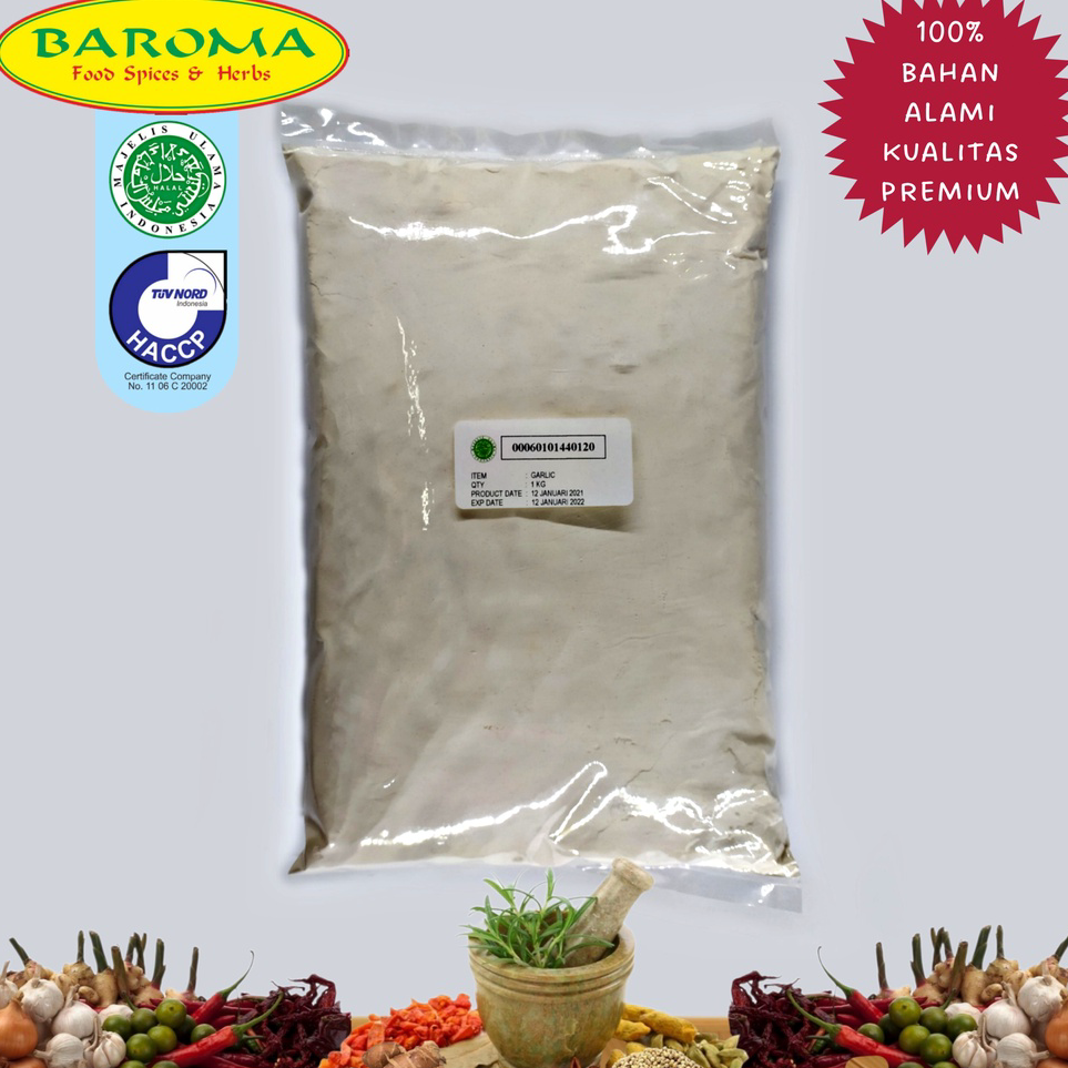 

↑❂❉ Bawang Putih Bubuk / Garlic Powder 1Kg