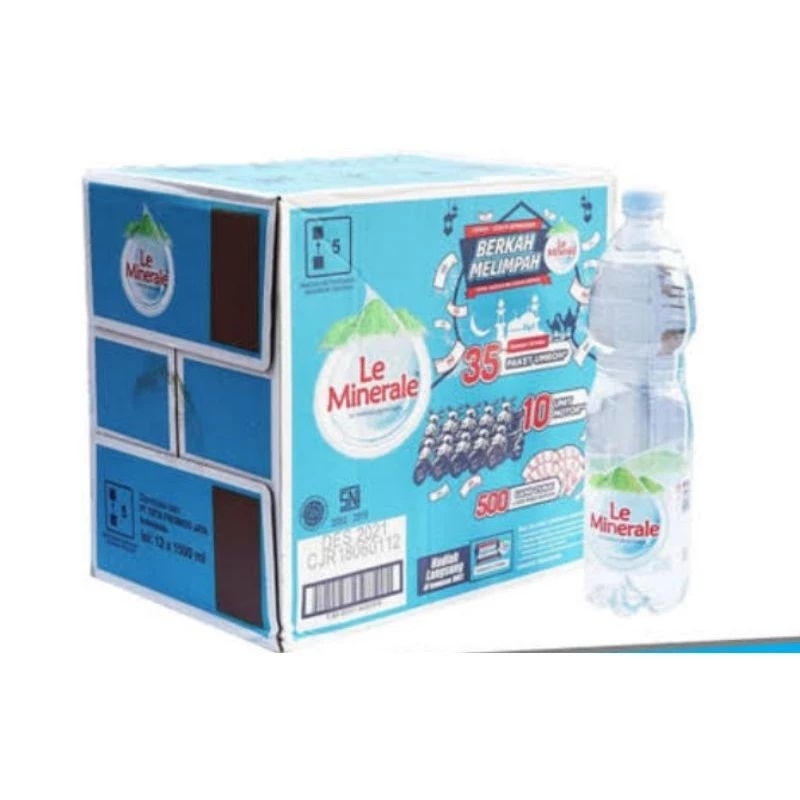 

Air Minum Le Minerale 1.5 liter 1500ml Kemasan Botol