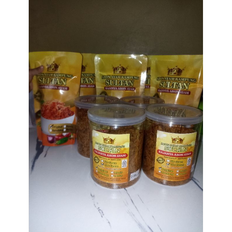 

Abon ayam sultan premium non msg aman untuk anak2 ada 4 varian rasa