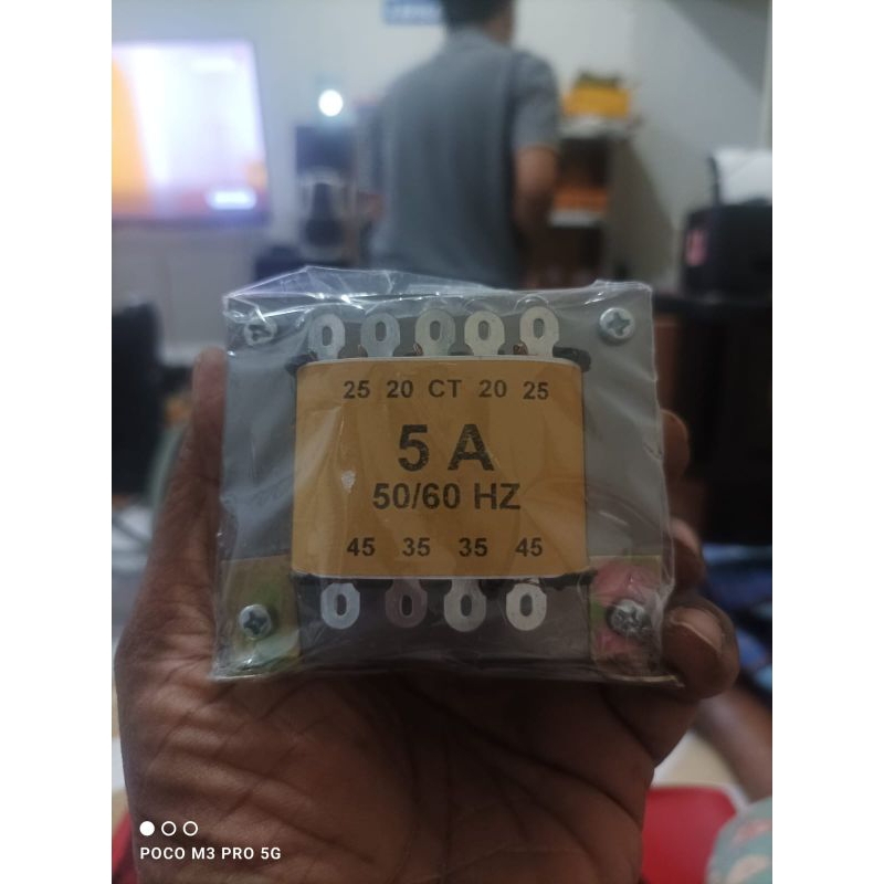 TRAFO 5A CT 45 MURNI KECIL MERK LD SINAR ABADI