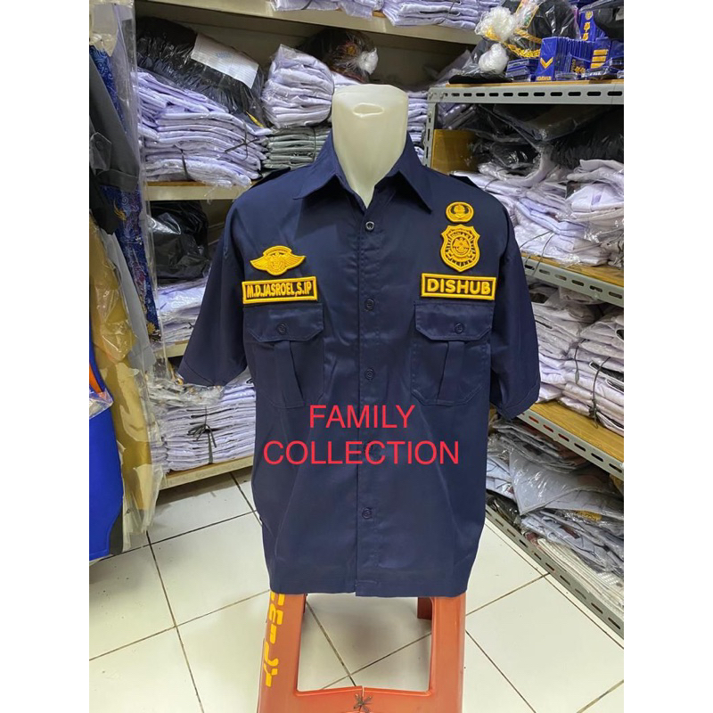 SERAGAM DISHUB BORDIR TIMBUL