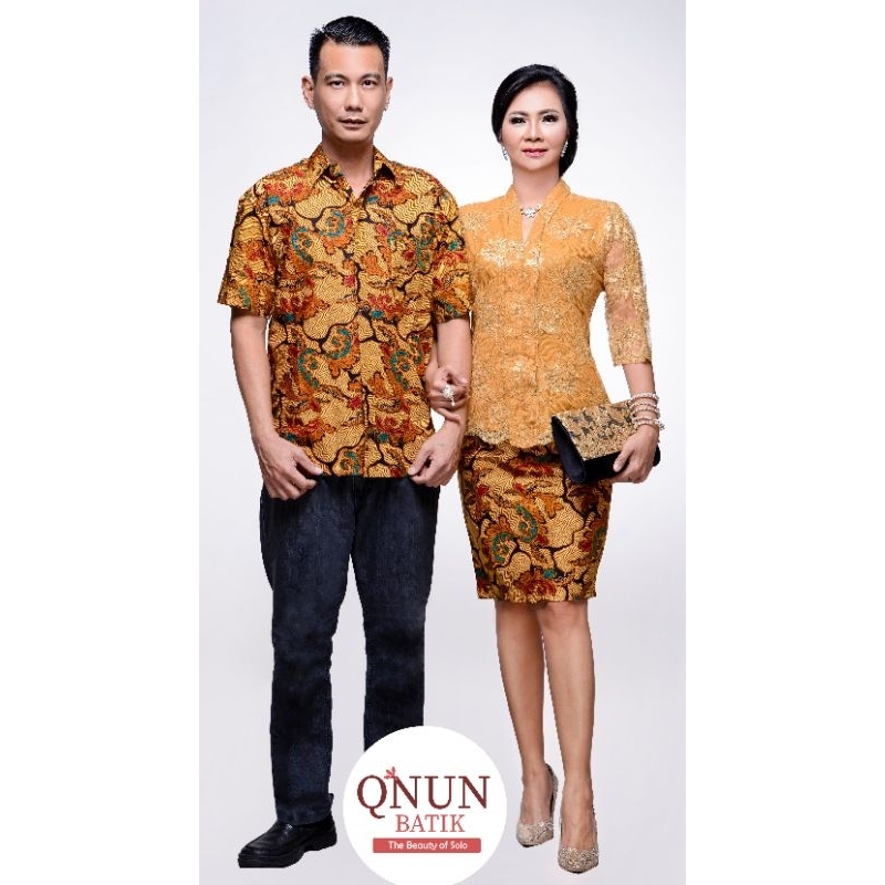 QNUNBATIK COUPLE BATIK ROK N BLUS ROSITA BROKAT