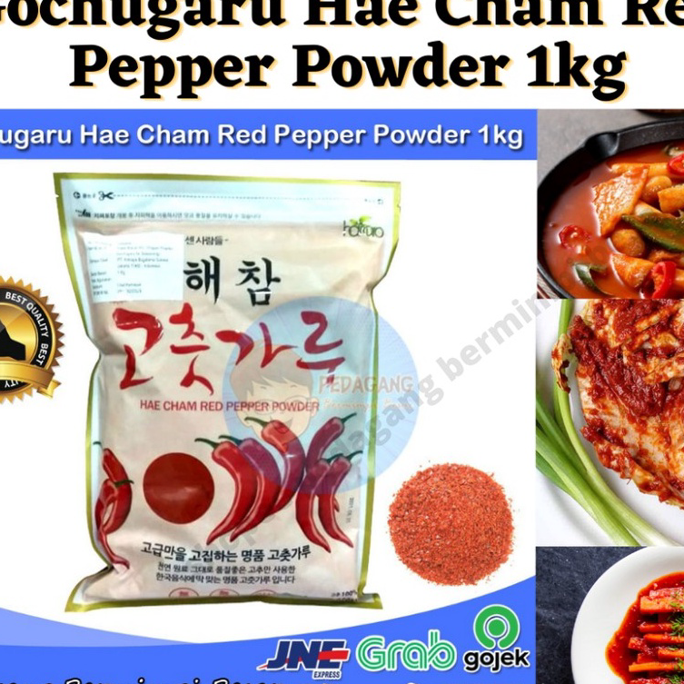 

Dijual Murah Hae Cham Red Pepper Powder 1Kg / Gochugaru | Gochukaru / Cabai Korea Diskon