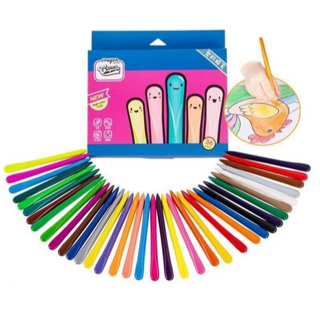 

1.1 Promo Brand High Quality Crayon Lab Non Toxic Crayon Triangular Crayon Lab Triangle Crayon Plastik Anti Air Anti Kotor