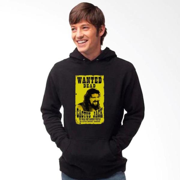 Jaket Hoodie Cactus Jack Poster Wanted Dead Hoodie Jumper Bahan Cotton Fleece