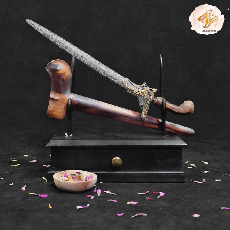 Keris Singo Ambara Sinebo Kinatah Emas Murni PB VII