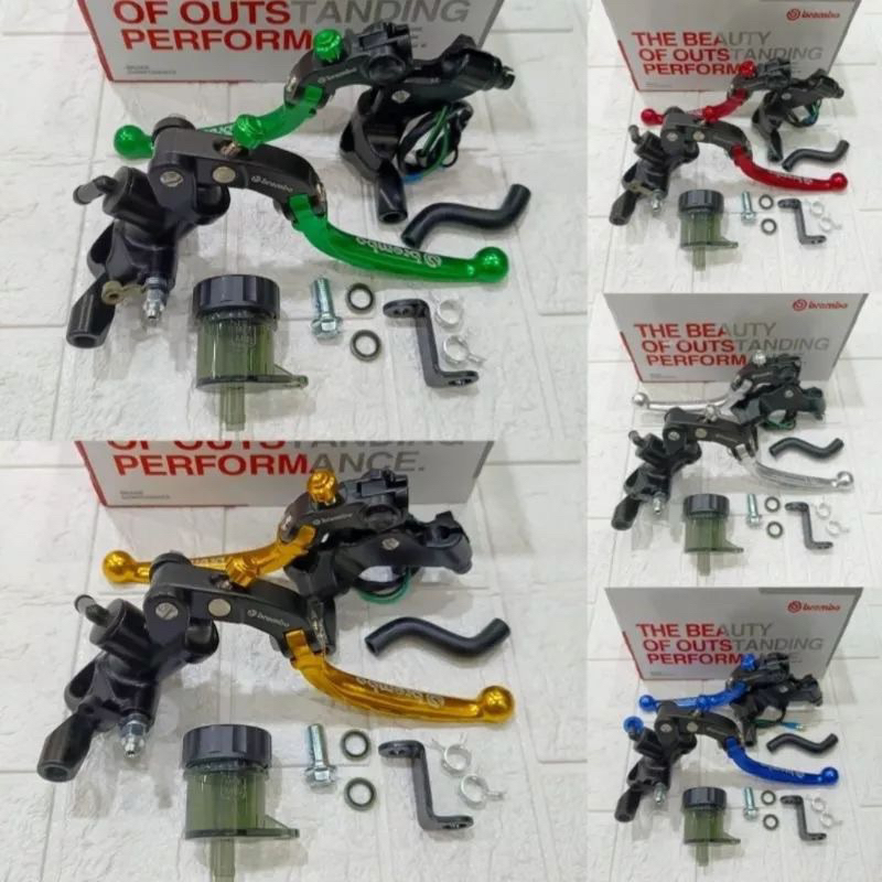 Master Rem BREMBO Accosato Set + Kiri Kopling Universal Untuk Semua Motor ( Mio, Beat, Vario, Rx Kin