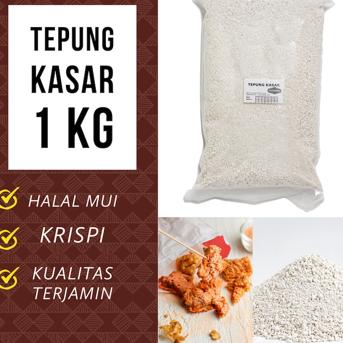 

Stok Banyak 1 kg tepung kasar shihlin / taiwanese chicken Promo