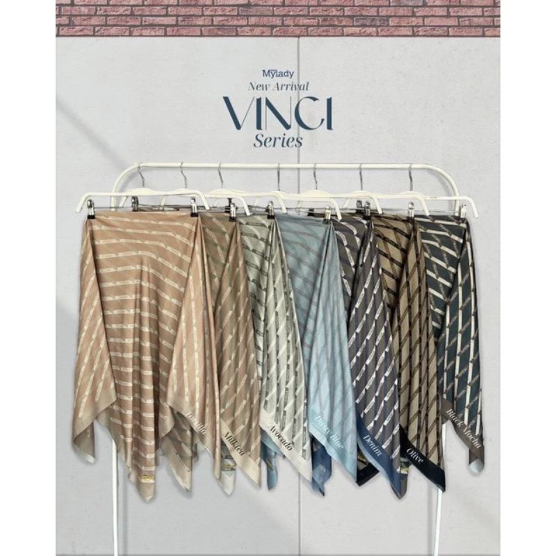 (SALE HABISIN STOK) MYLADY HIJAB VINCI ATLAS Series Original Scarf / Jilbab My Lady ATLAS Voal monog