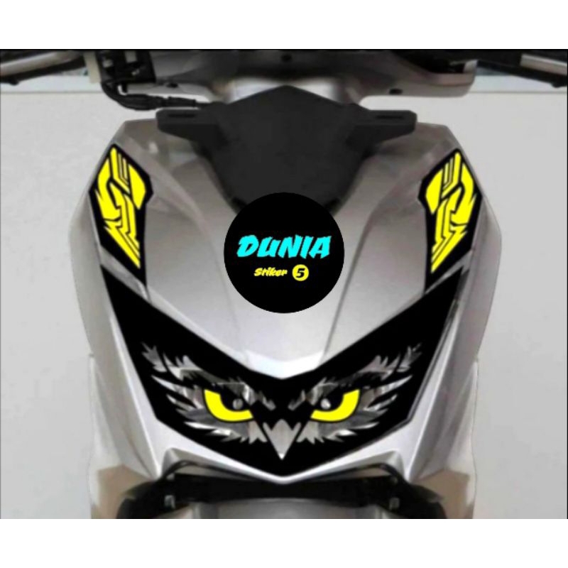 Sticker variasi , stiker variasi lampu beat deluxe 2020 - 2023