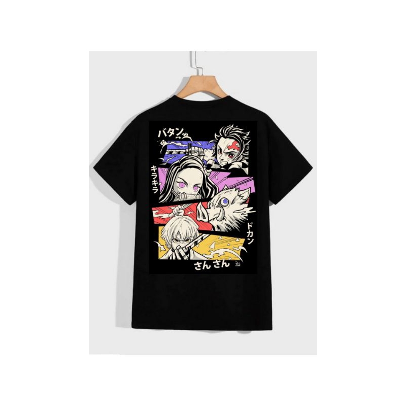 baju anime demon slayer / kimetsu no yaiba / kaos anime kimetsu no yaiba