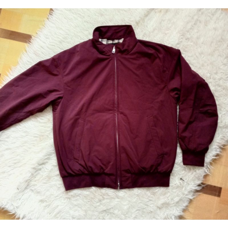 Work Jaket Maroon Brand Global Work