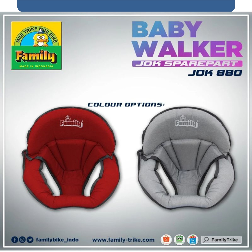Kain jok baby walker family type f 880 busa sarung apolo geledekan jok baru
