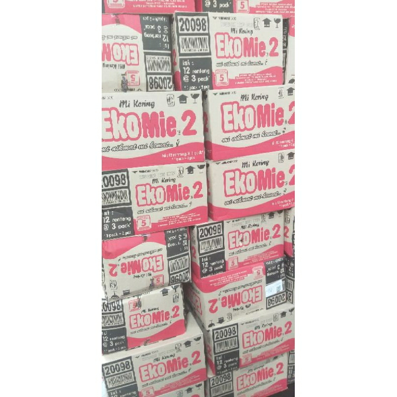 

PROMO EKOMIE 1 DUS ISI 12 RENTENG