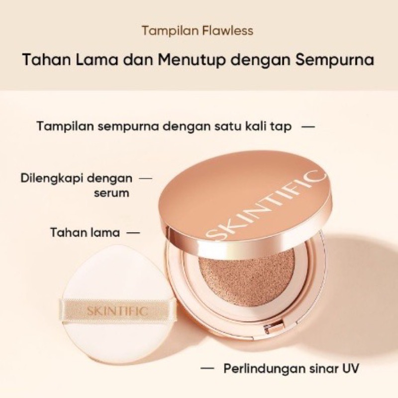 skintific cushion gold refill