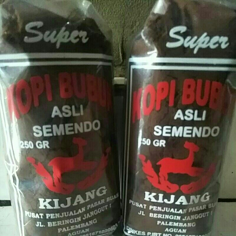 

Kopi Robusta semendo Cap KIJANG 250gr