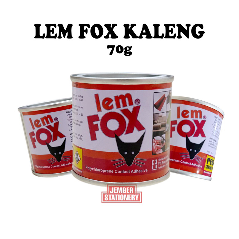 

(1biji) Lem Fox Kaleng 70g