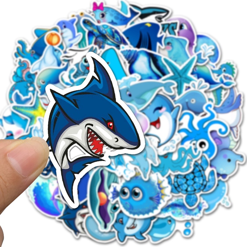 

Stiker Kartun Ikan Laut Random 1pcs
