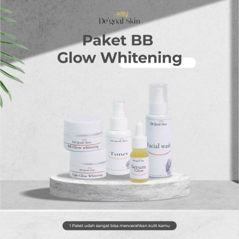 DE'GOAL skincare paket BB glow whitening