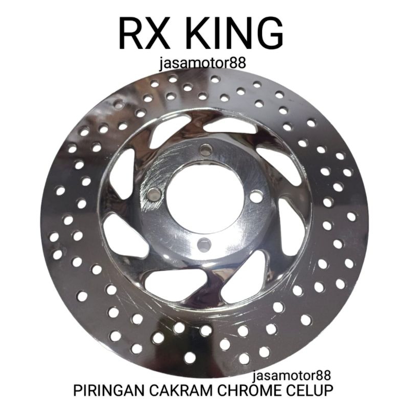 PIRING CAKRAM DEPAN RX KING CHROME KILAT CELUP