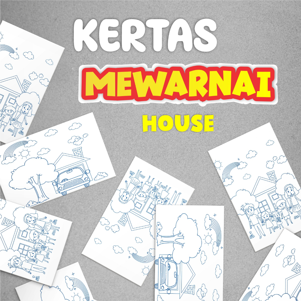 

Kertas Mewarnai Untuk Anak Bahan Tebal - Mewarnai House
