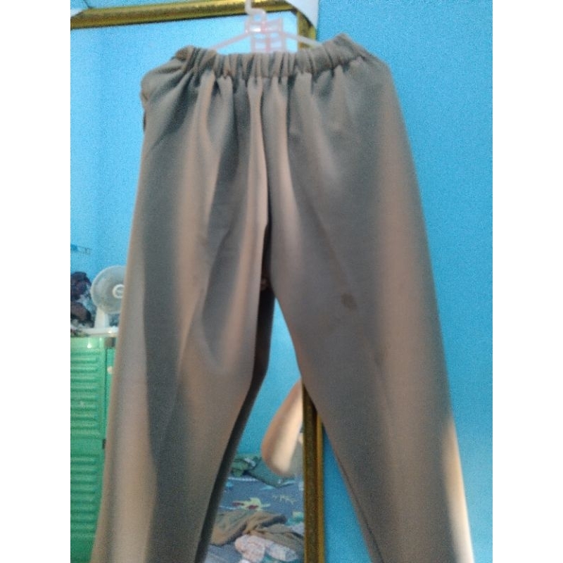 PL celana scuba cappucino fit to XL