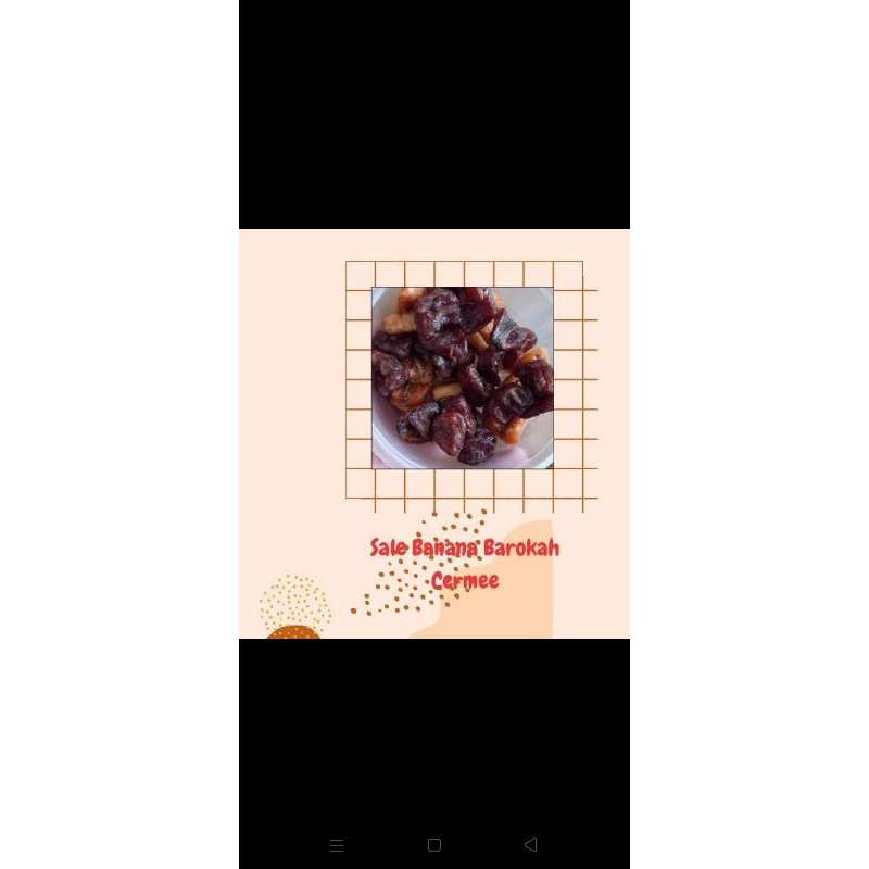 

sale pisang barokah