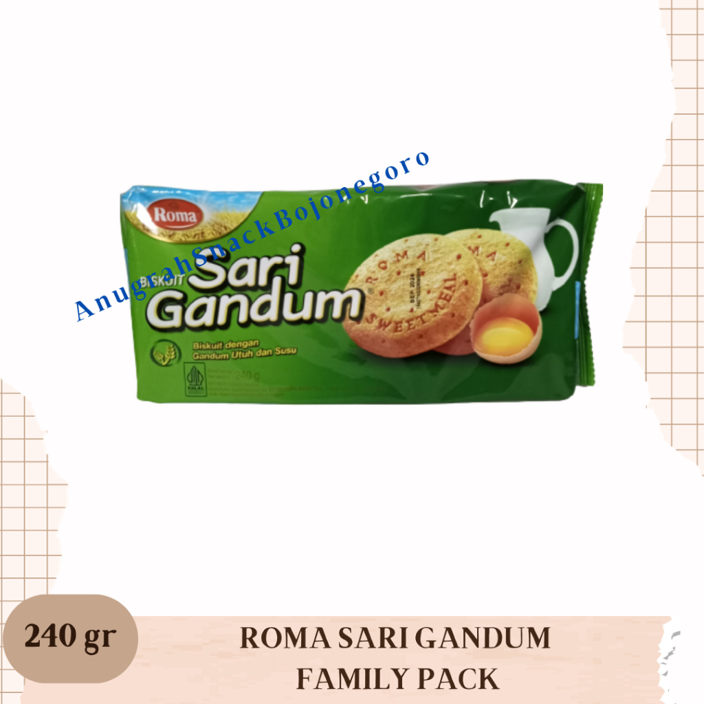 

Roma Sari Gandum Family Pack (240gr)