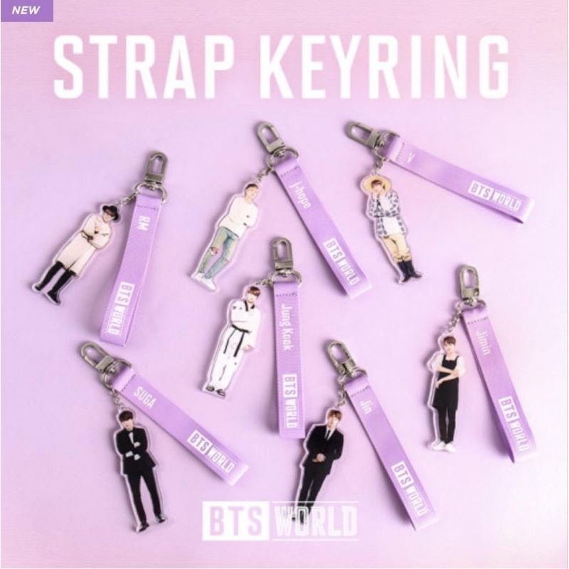 BTS World STRAP keyring Original