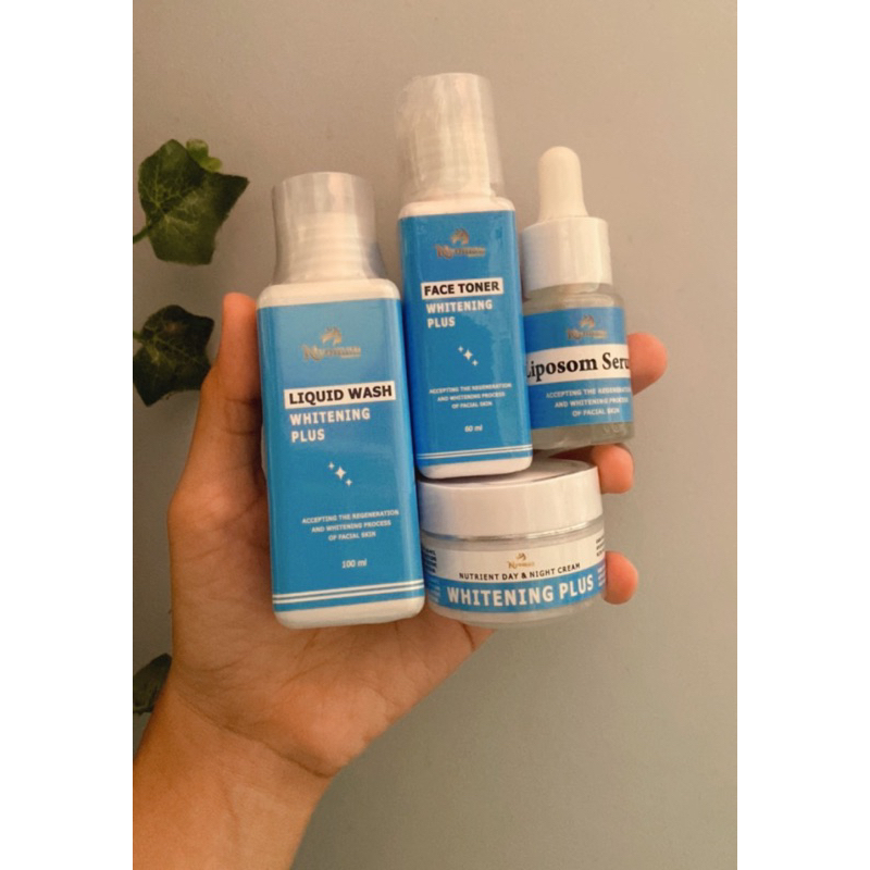 Paket Whitening Plus Nyoman beauty skincare lengkap / super whitening / whiteplus / nyoman biru