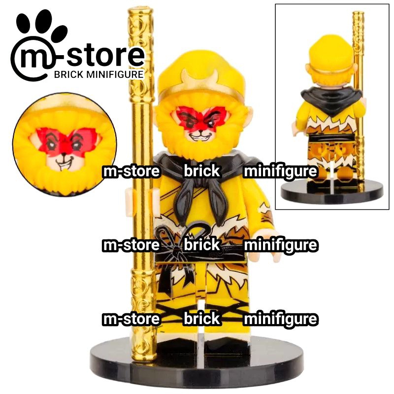 brick monkey king sun go kong sun wukong block mini toy figure
