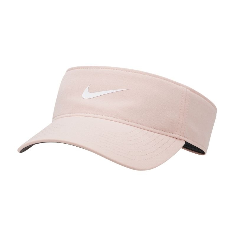 Topi Nike Original Unisex Training Dri-FIT Ace Swoosh Visor Cap - Pink Oxford [FB5630-601]