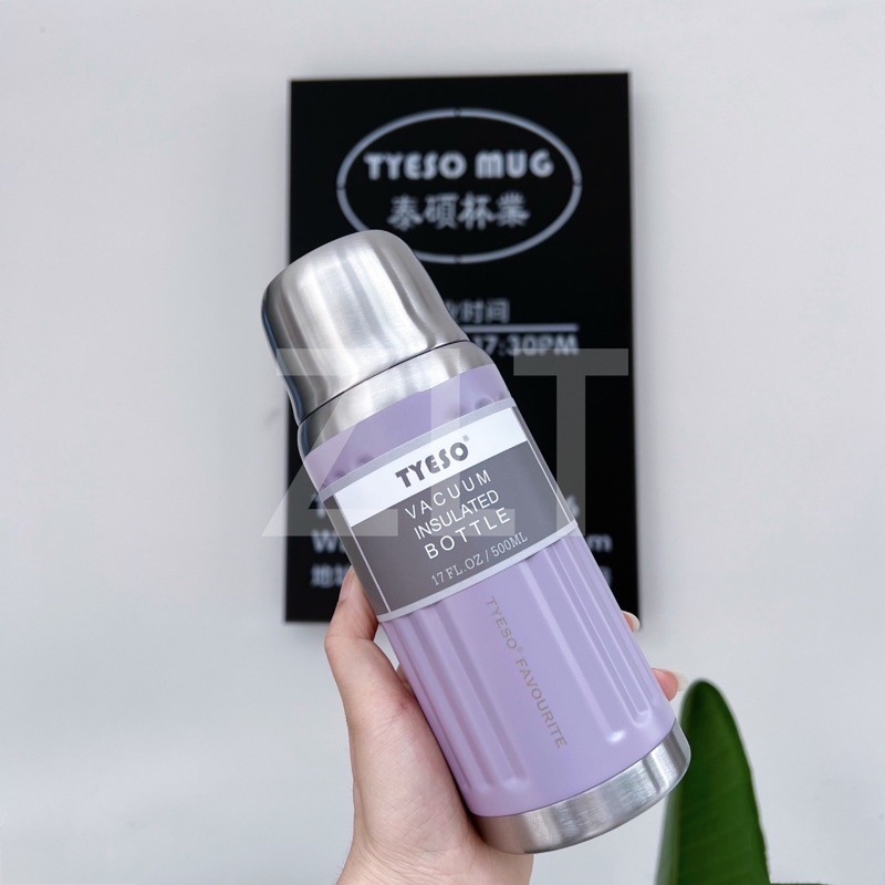 500ml Botol Minum Tyeso Stainless Tumbler Tyeso Premium Termos Air Panas Tyeso Korea