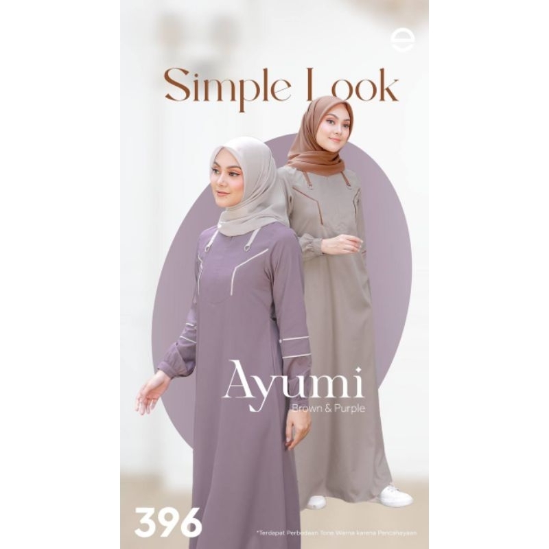 Gamis Bunda Gamis Daily ETHICA AYUMI 396 BROWN