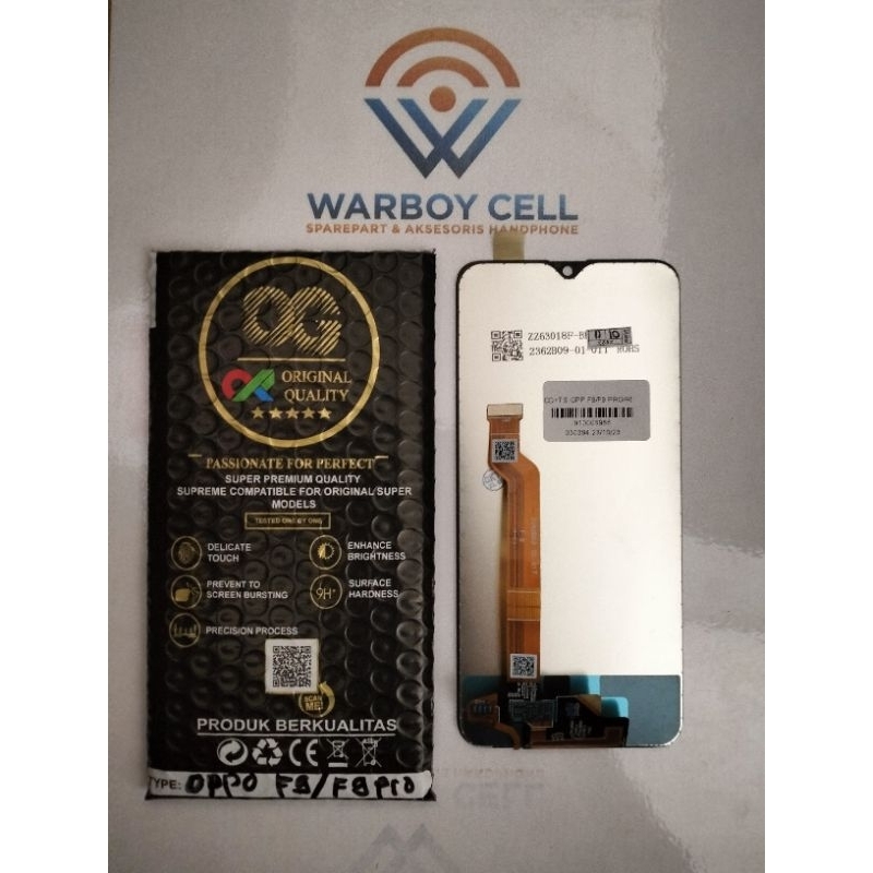 LCD + TOUCHSCREEN OPPO F9/F9 PRO BLACK OG SUPER ORI