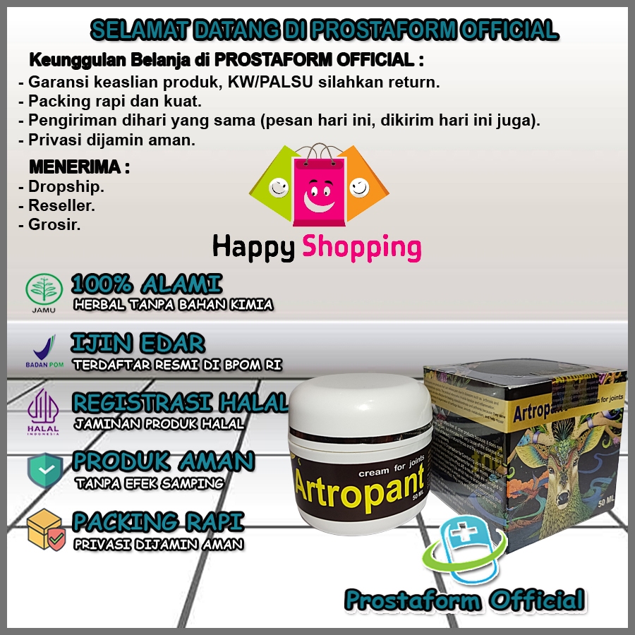 Artropant 100% Asli Herbal Original Cream Nyeri Sendi Ampuh
