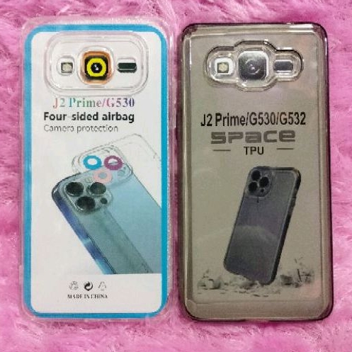 Softcase Casing SAMSUNG J2 PRIME Silikon Bening Trasparan Pelindung belakang HP+Camera