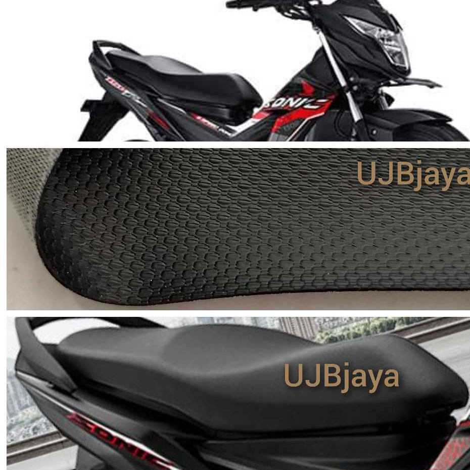 Kulit Jok Motor  Sonic 150R Standar / Bahan Ori Sarung Jok Motor  Sonic 150R A7