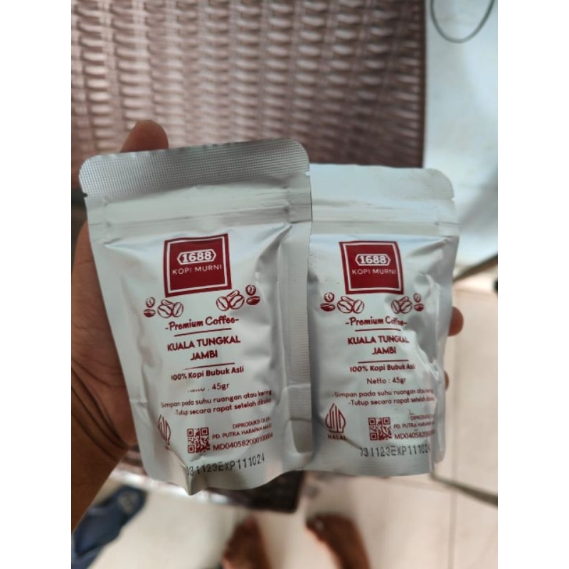 

KOPI BUBUK PREMIUM 1688 KEMASAN 45 GRAM