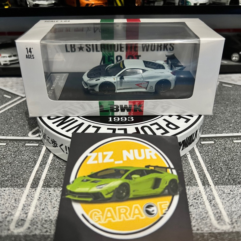 Star Model LB Silhouette Works Ferrari 458 GT LBWK Fighter Grey