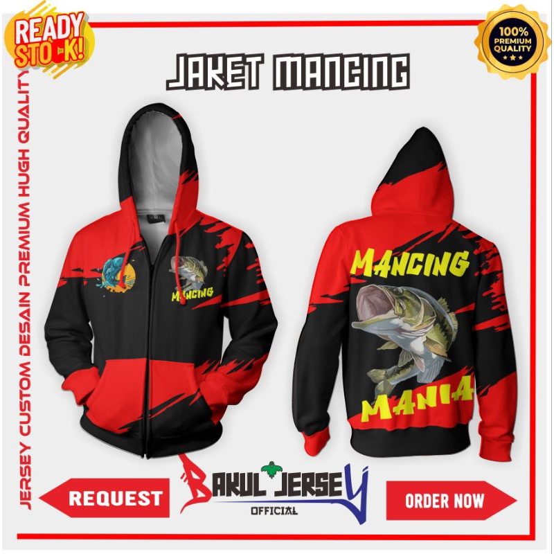 Jersey Mancing Jaket mancing