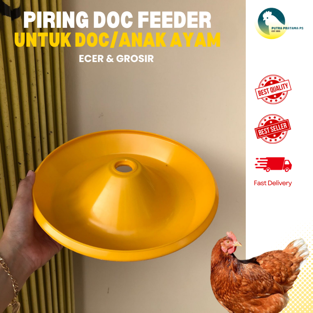 [1 PCS] PIRING DOC FEEDER Sparepart Baby Chick Feeder Asli Medion